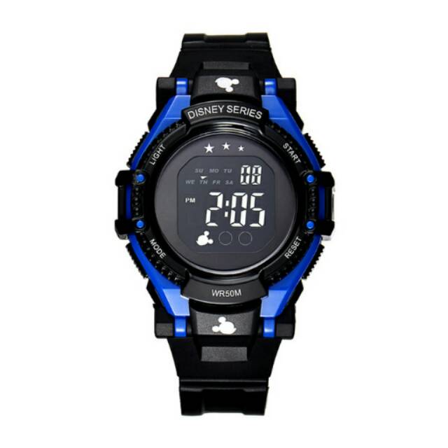 JAM TANGAN SPORTS ANAK & REMAJA UNISEX DISNEY ORIGINAL BLUE
