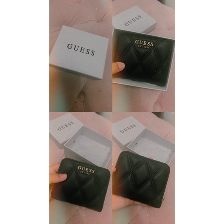 Dompet Lipat Guess mini black original store