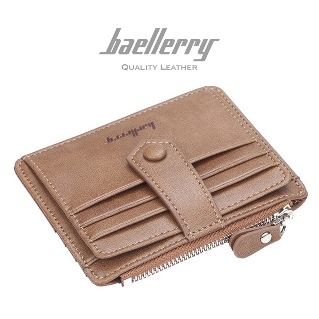 BAELLERRY K9102 Dompet Kartu Pria Bahan Kulit PU Leather Premium WATCHKITE WKOS
