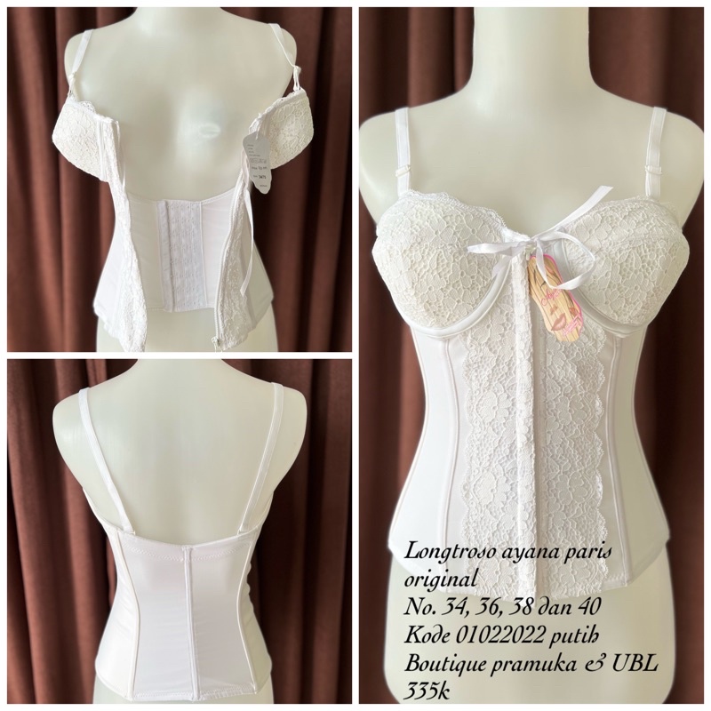 LONGTORSO AYANA PARIS ORIGINAL PUTIH