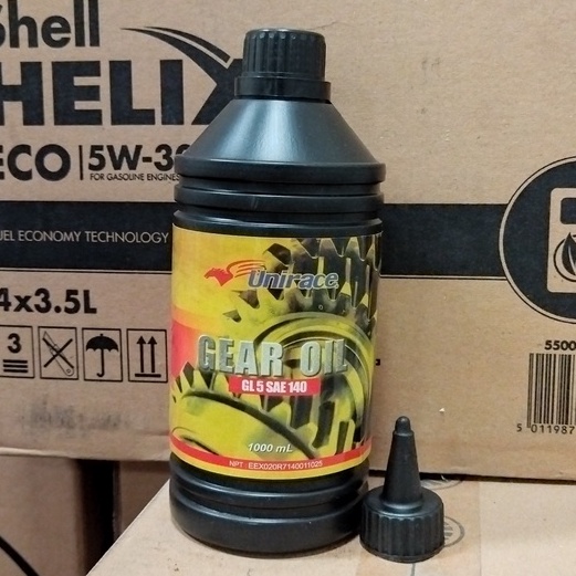 OLI GARDAN / OLI GEAR / OLI TRANSMISI UNIRACE GEAR OIL SAE 140 1 LITER