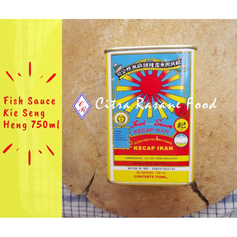 

Kecap Ikan Cap Matahari / Fish Sauce Kie Seng Heng 750ml