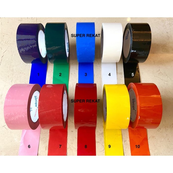 

Sale Lakban/ Selotip/ Isolasi/ Tape Warna (48Mm X 100 Yard) - Bisa Custom Diskon