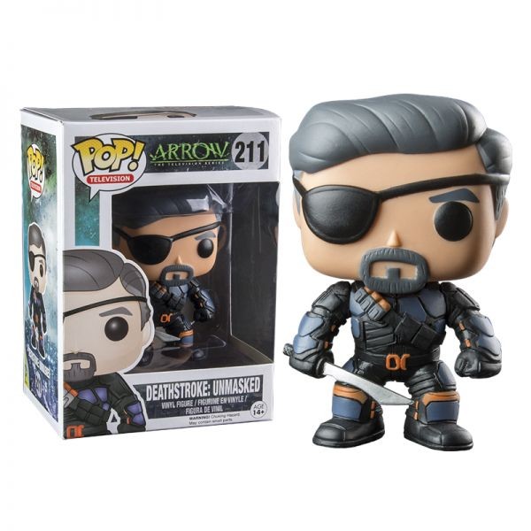 funko pop vinyl Arrow - Deathstroke Unmasked - 5555