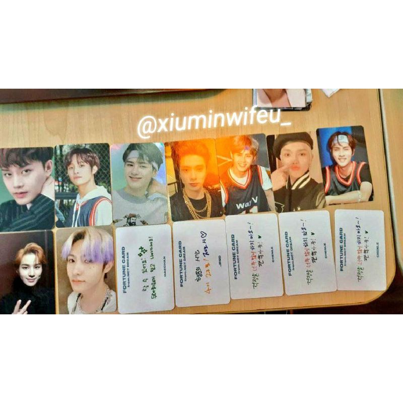 PC/Photocard NCT/WAYV/FORTUNE CARD NCT DREAM