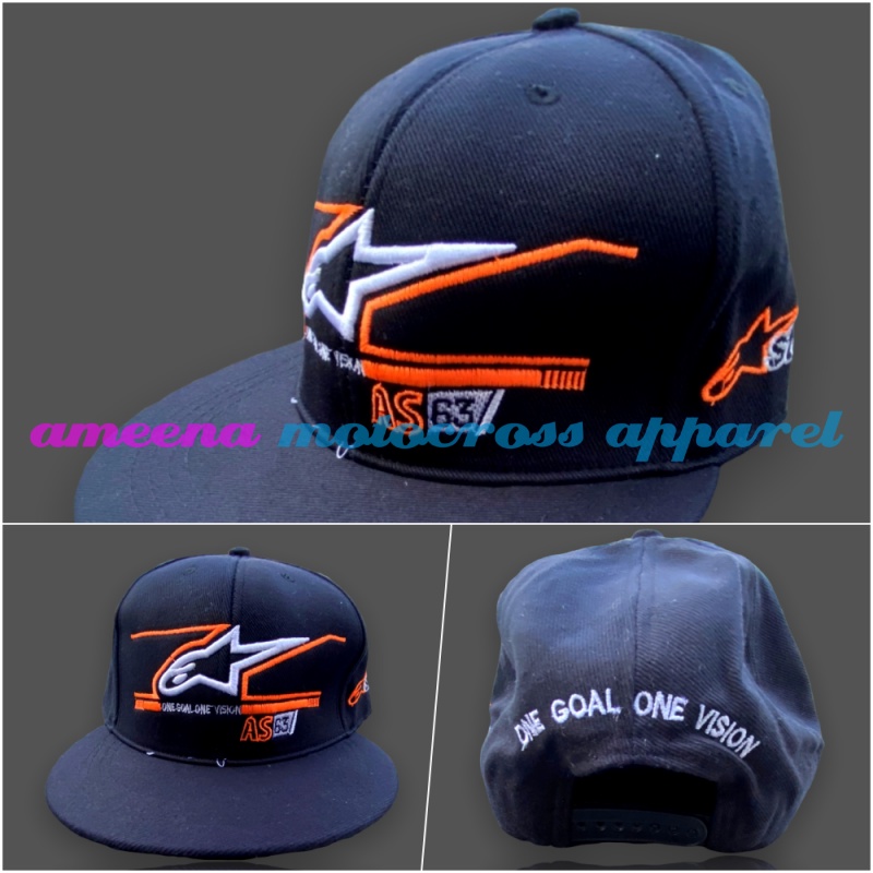 Topi Motocross - Topi Trail - Topi Racing Bordir - Topi Snapback Cross - Topi Daily Outfit Bordir - Topi Supermoto - Topi Trabas - Topi Drag Race - AS005