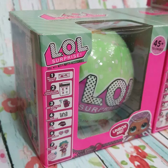 Mainan LOL surprise egg ball BESAR mainan kejutan telur boneka bola