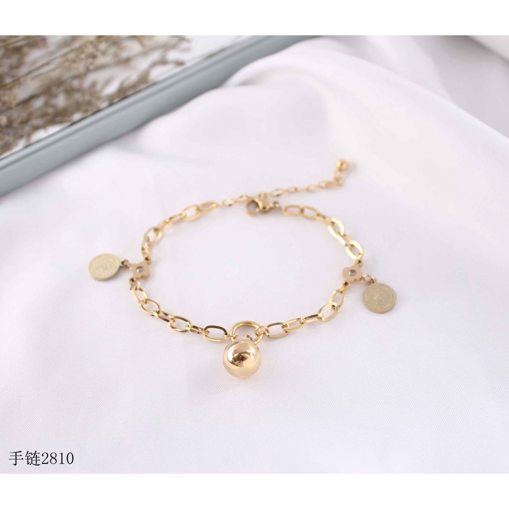 Gelang titanium rantai perhiasan fashion 2810,2747