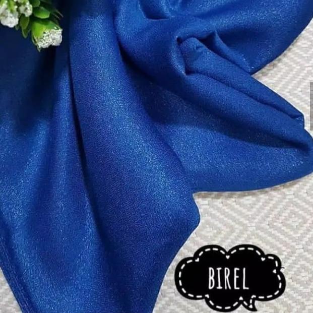☏ [] Hijab Segi Empat ANSANIA Shinar Glamour Biru Elektrik NidaHFShop ✷