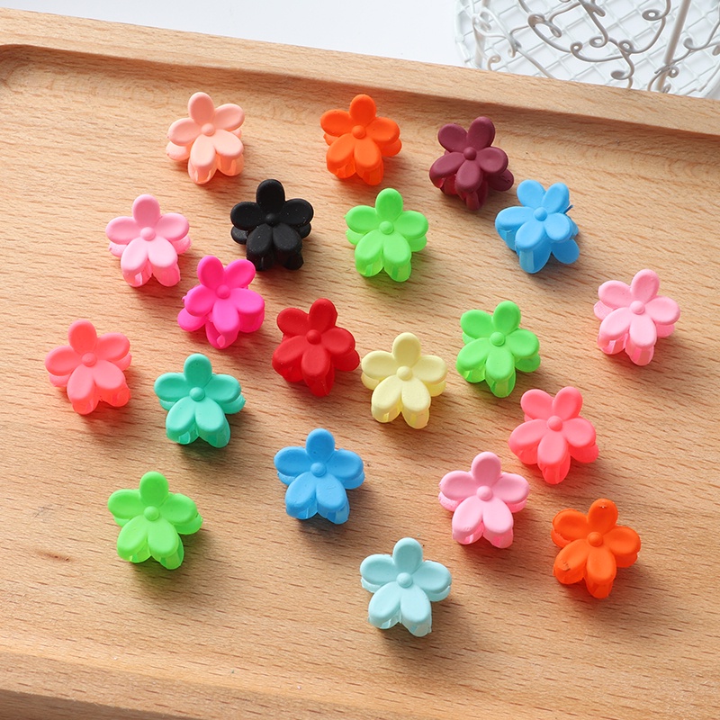 [50PCS/Set Kids Korean INS Style Small Hair Crabs Cute Candy Color Flower Star Crown Hair Clip] [Girls Sweet Hairpin Cartoons Hairpin Colourful Simple Hair Pins] [Popular Hair Claw Headwear]