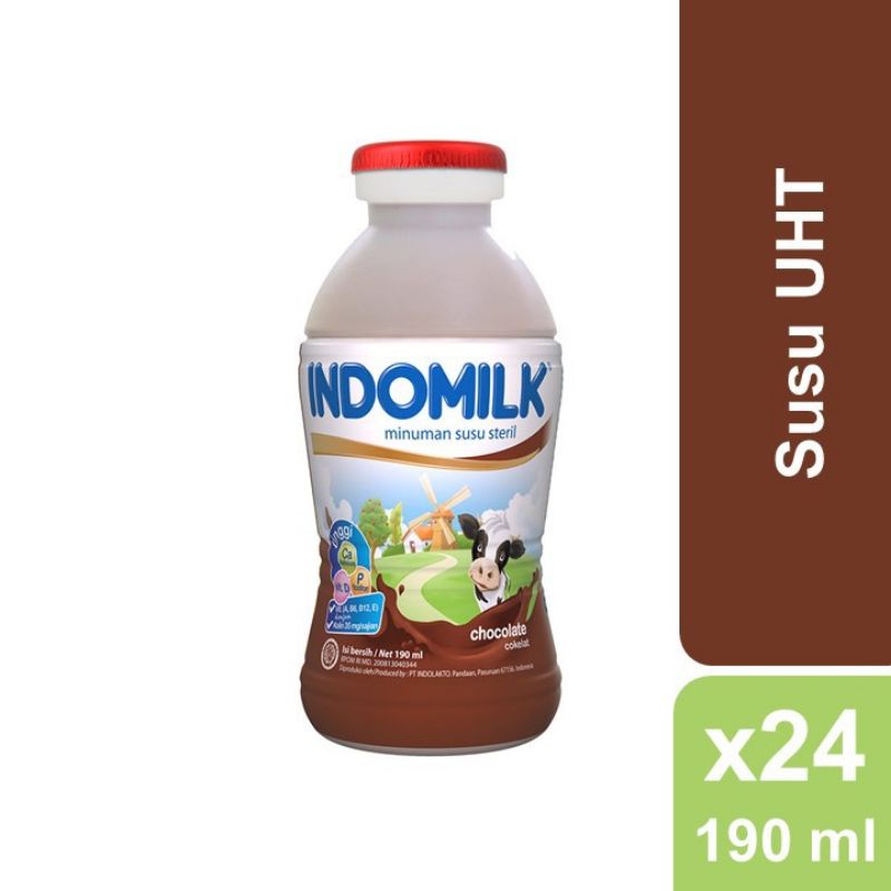 

Indomilk Botol Susu Steril Chocolate 190mlx24