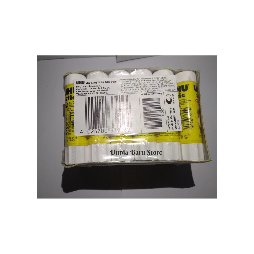 

Lem UHU Stick Kecil 8,2g