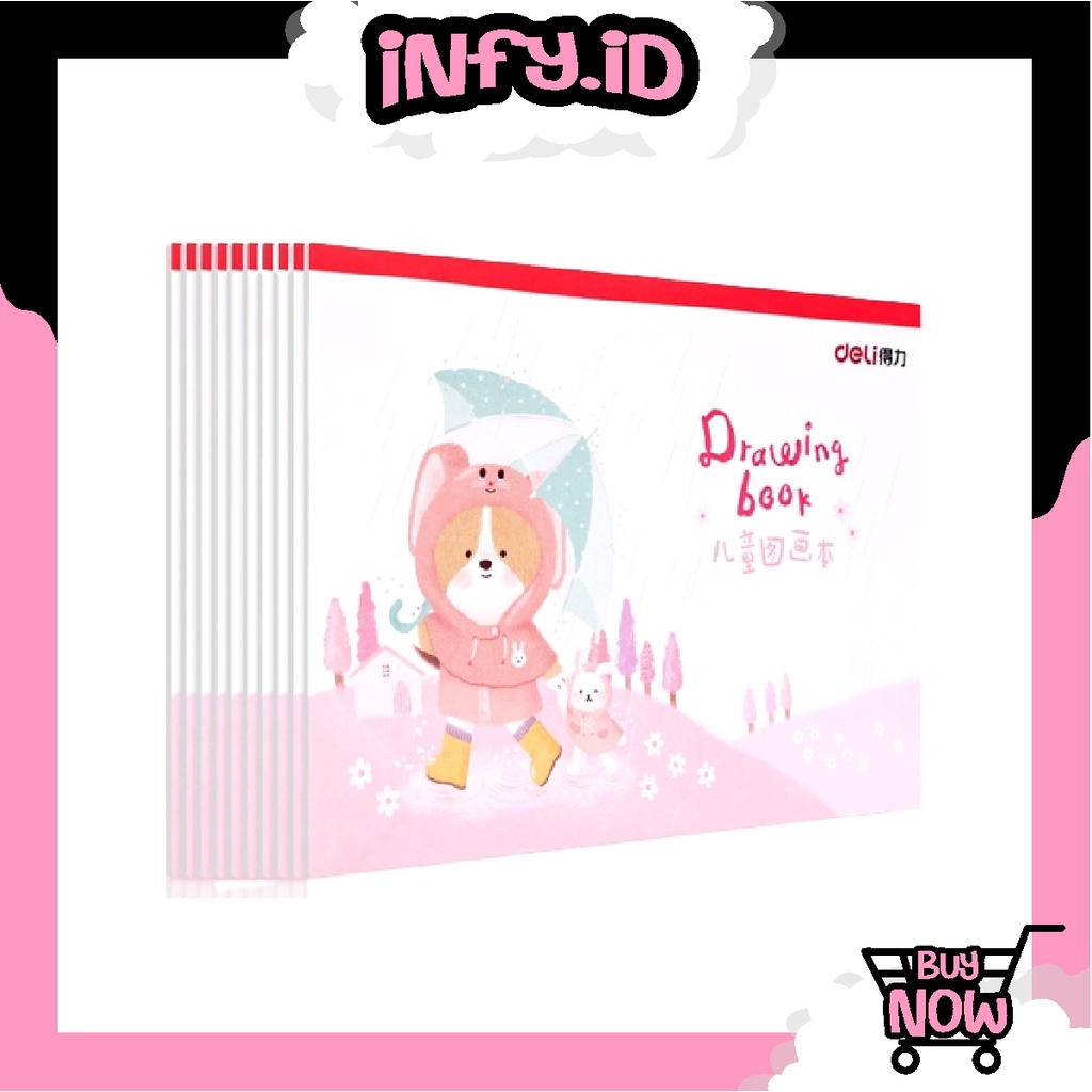 

INFY - Painting Book / Buku Gambar 20 Lembar Kertas Tebal Tidak Tembus DS009