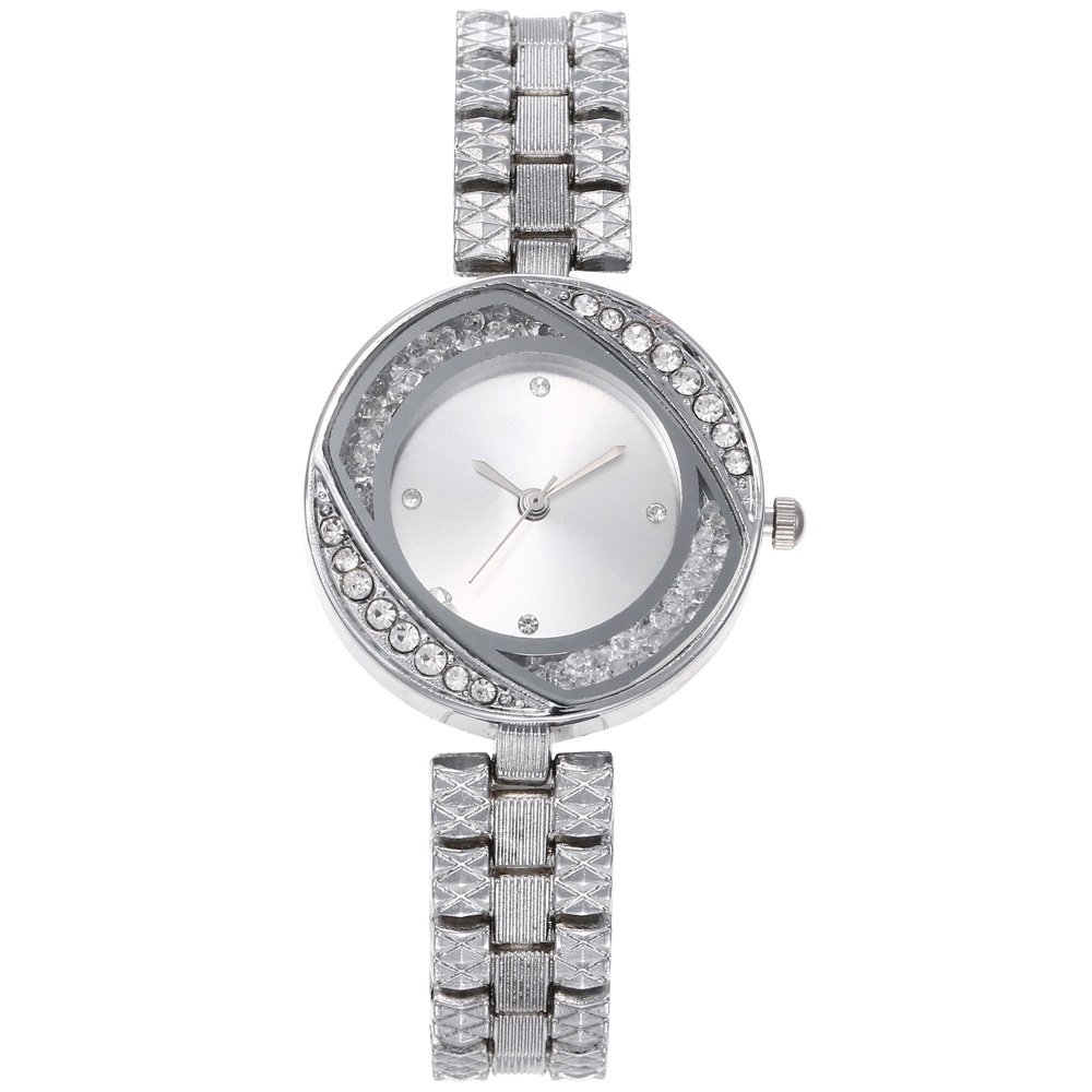 COD Jam Tangan Wanita Terbaru Analog Mewah Casual Fashion Strap Rantai Stainless Steel Import G33