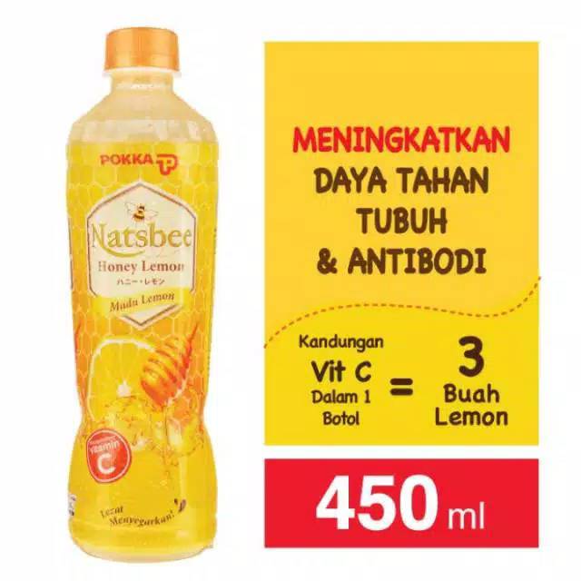 

POKKA NATSBEE HONEY LEMON 450ml