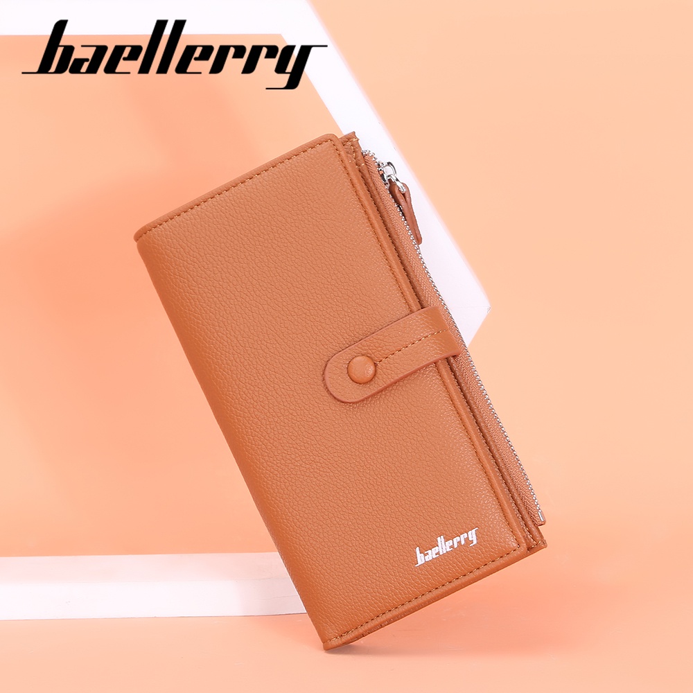 BAELLERRY N3235 Dompet Wanita Panjang Bahan Kulit PU Leather Premium WATCHKITE WKOS