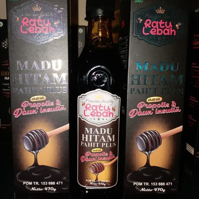 

☼ J8T Madu Hitam Pahit Lebah plus Prolis Trigona & Daun Insulin J8T ❤️