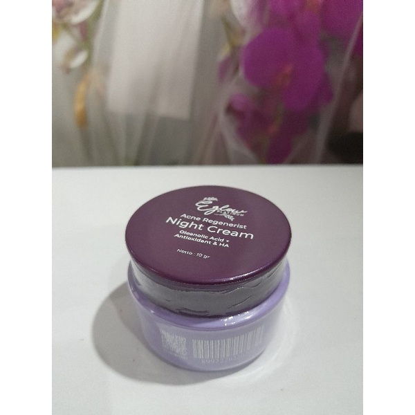 E Glow Night Acne Cream ECER ORIGINAL