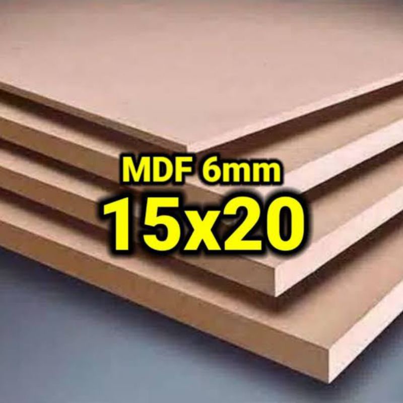 

Papan mdf 6mm 15x20cm