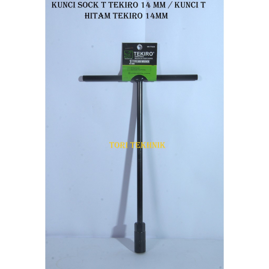 Kunci Sock T Tekiro 14 mm / Kunci T Hitam Tekiro 14mm