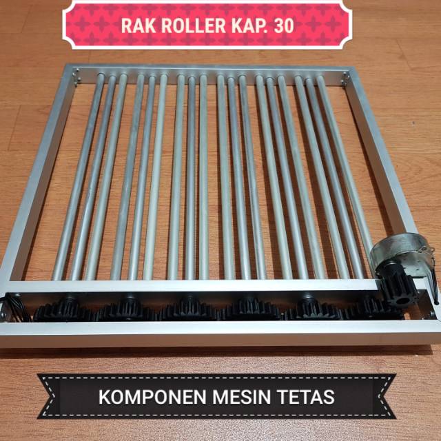 Rak Roller kap.30 untuk Mesin Tetas Telur Full Otomatis