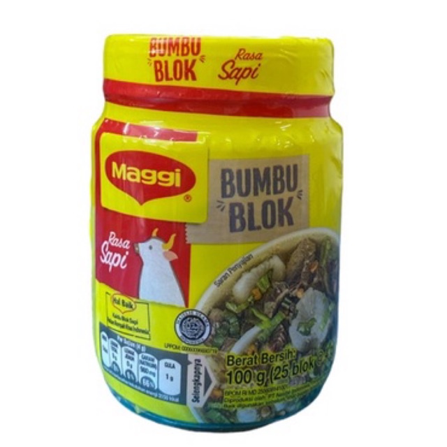 Maggi Kaldu Sapi Blok 100g