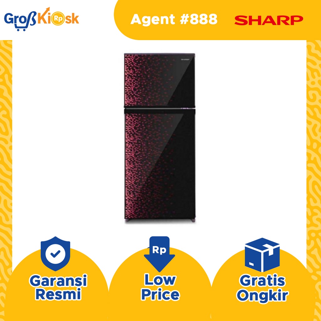 Jual Sharp Refrigerator SJ-236MG-GB/GR 2 Pintu 205 Liter | Shopee Indonesia