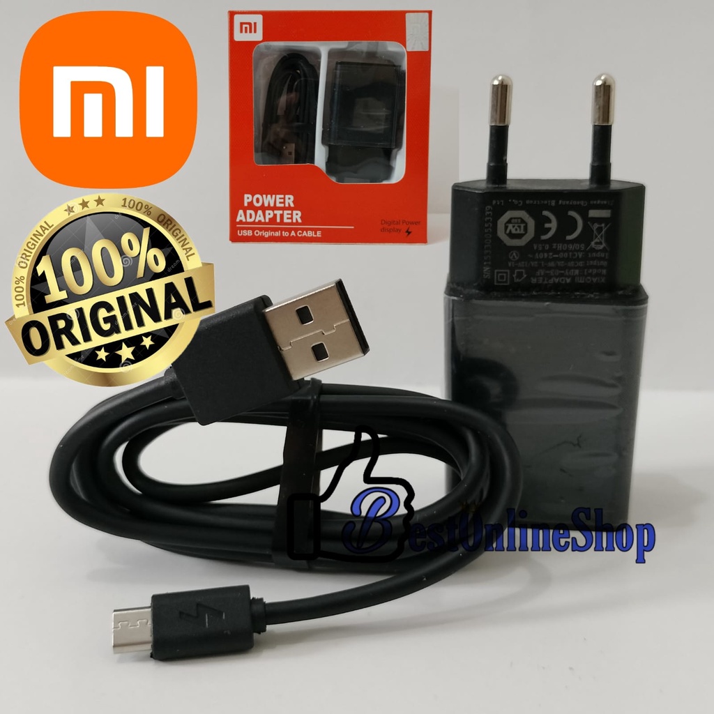CHARGER XIAOMI Mi 4i Mi Note Mi Note Pro Redmi Note Mi4 100% Fast Charging Micro USB