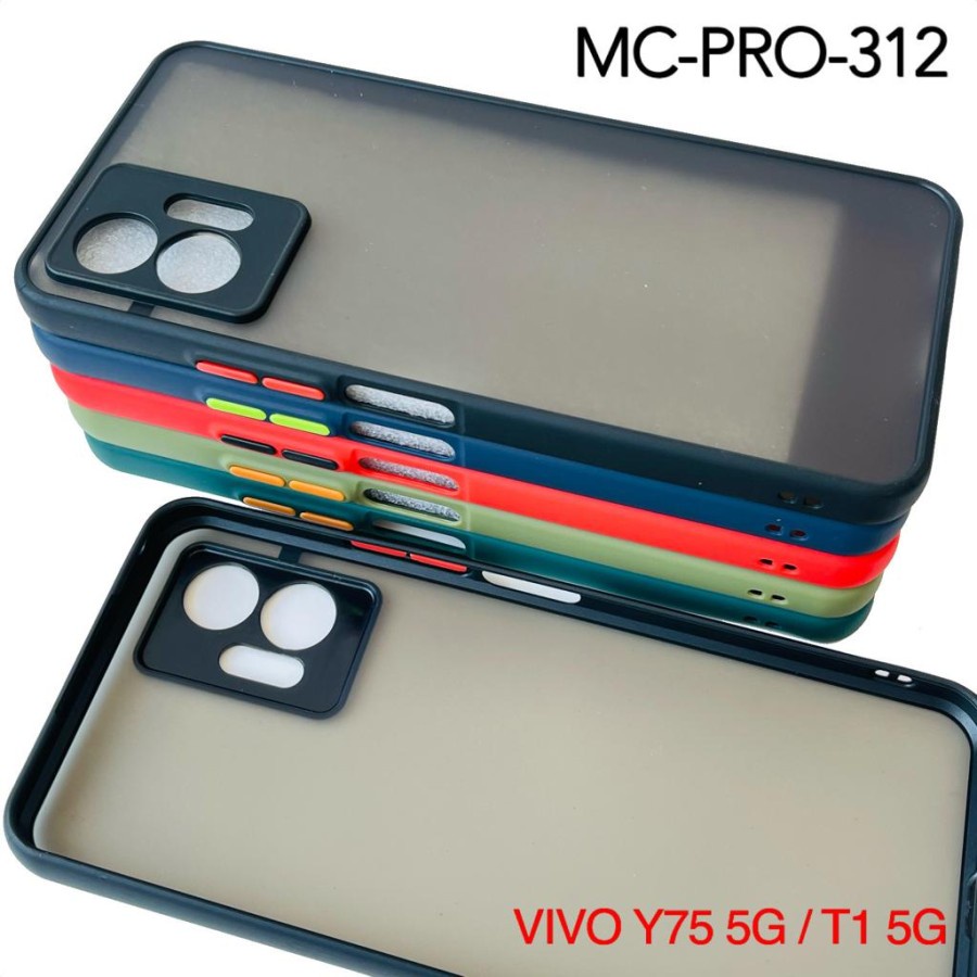 Soft Case Vivo T1 5G Vivo T1 Pro My Choice Aero Color Button Matte