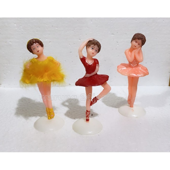 topper boneka balet barbie topper kue ultah aksesoris figure 1