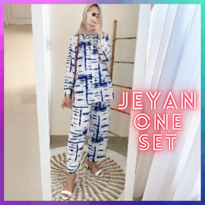 JEYAN ONE SET ATAS BAWAH WANITA REMAJA KEKINIAN