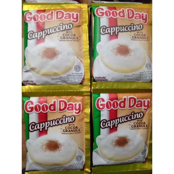 

GOOD DAY cappuccino 25g 10sachet