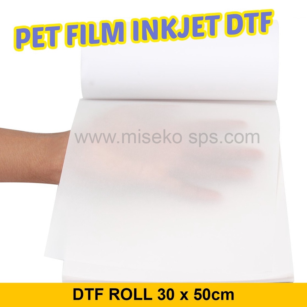 Jual Inkjet Transfer Film sablon DTF Digital Transfer Film