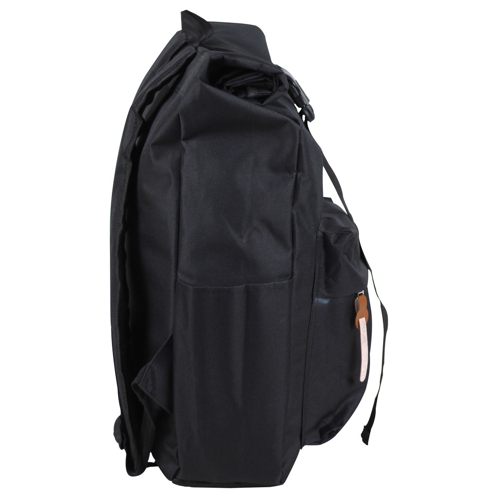 Tas Enigma Rolltop Hitam Ransel Kerja Sekolah Kuliah Tas Travelling Hiking