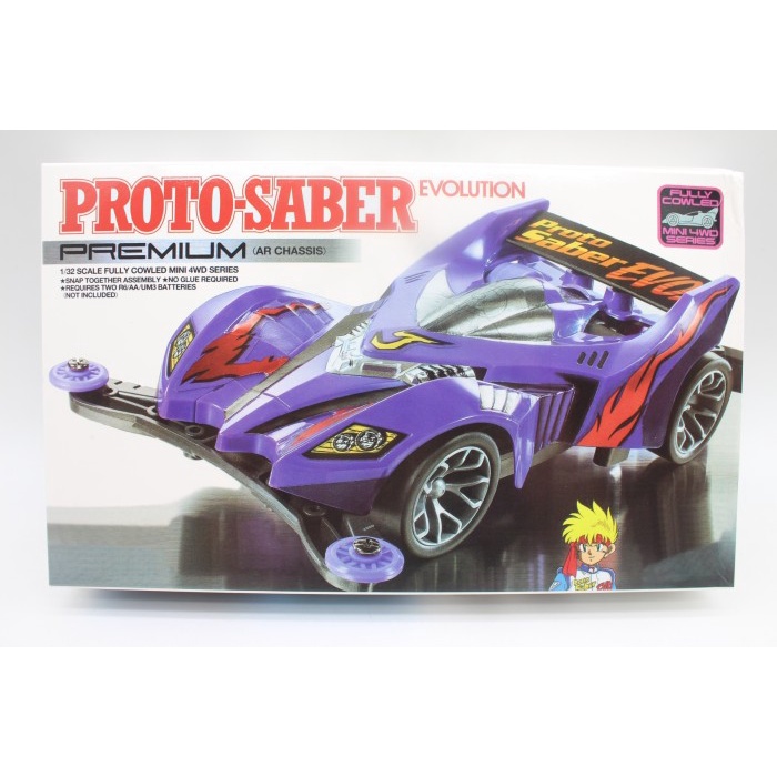 Mini 4wd Merk Ruize Proto Saber Evolution Premium AR Chassis