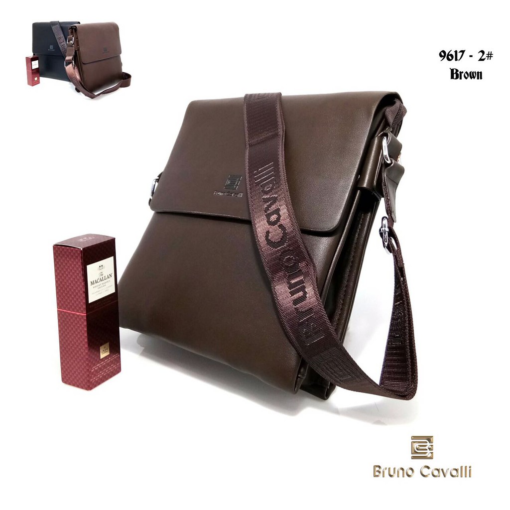 TAS SELEMPANG PRIA ORIGINAL BRANDED BRUNO CAVALLI 9617-2