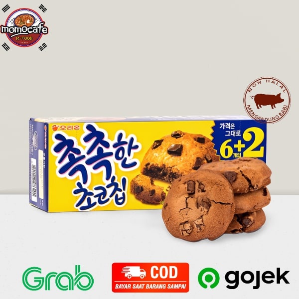 

Orion Soft Choco Chips Cookies 160g - Cookies Lembut Made In Korea