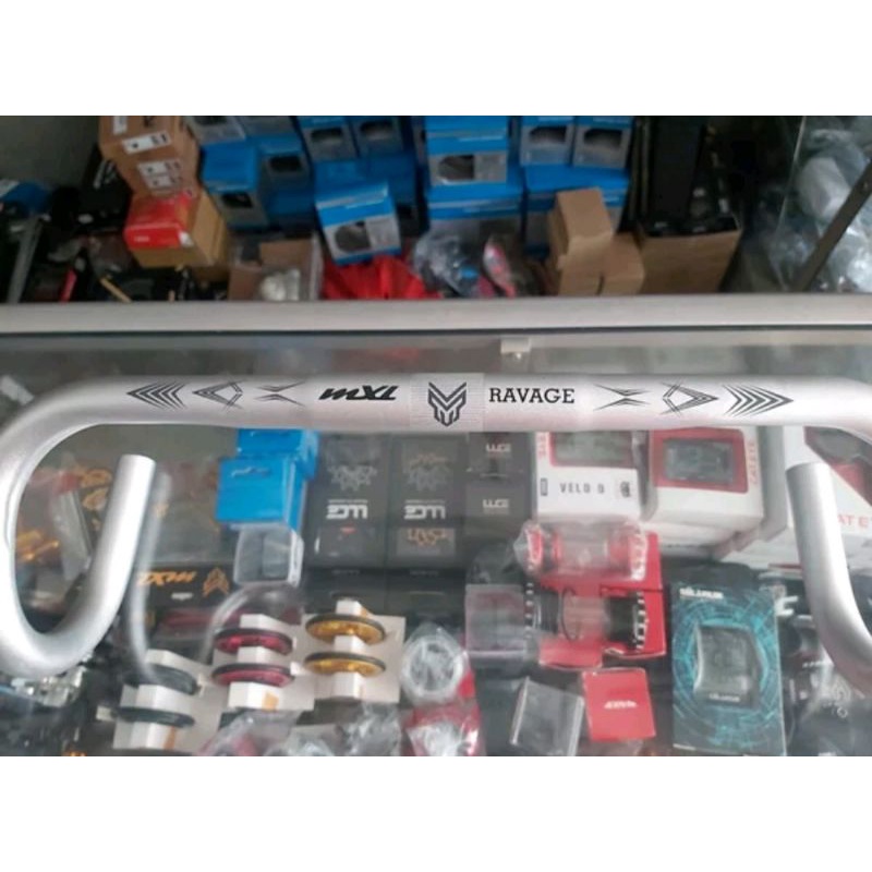 HANDLE BAR DROP BAR STANG BALAP SEPEDA MXL RAVAGE SILVER