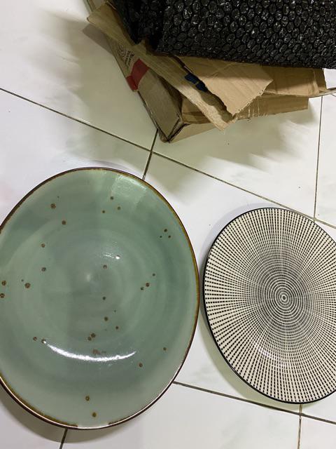 Piring Keramik / Piring Hias Keramik / Piring Keramik Texture 27-01