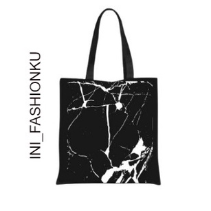 TAS TOTE BAG UNISEX KEKINIAN KECE- MOTIF ABSTRAK MARBEL LUCU BISA COD