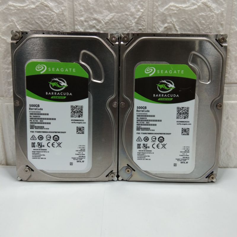 Harddisk Pc / Komputer 500Gb Sata Seagate Slim Rpm7200