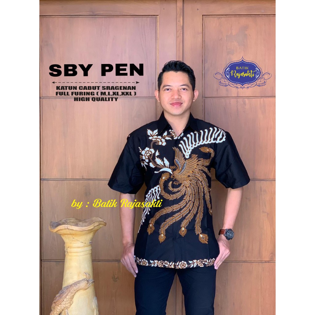 SBY PEN RAJASAKTI KEMEJA BATIK SOLO PRIA LENGAN PENDEK LAPIS FURING ATASAN BATIK PREMIUM MODERN KATUN HALUS BAHUWIRYA  BANAMITRA BANAMITRA PUTIH BANGSAWAN BAYU PUTRA BERLIAN BIRU BHARATAYUDA BIMASENA BIRENDRA BIRU INDAH BRAHMAKERTA BRAHMAKERTA MERAH BUDID