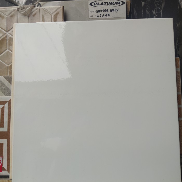 Keramik putih Polos 40x40