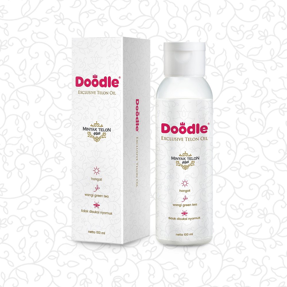 Doodle Exclusive Telon Oil 60ML 100ml minyak telon doodle / DOODLE ROLL ON 10ML