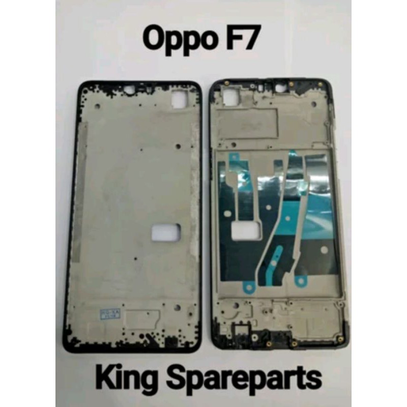 FRAME DUDUKAN TENGAH LCD OPPO F7 ORIGINAL