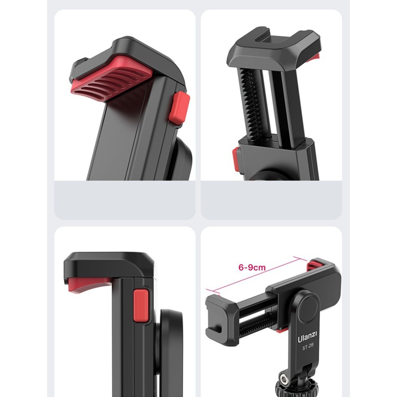 Zzz Mount Holder Hp Bisa Berputar 360 Untuk Tripod° Adaptor Tripod Smartphone Untuk Ukuran 2.36-3.54 Inci