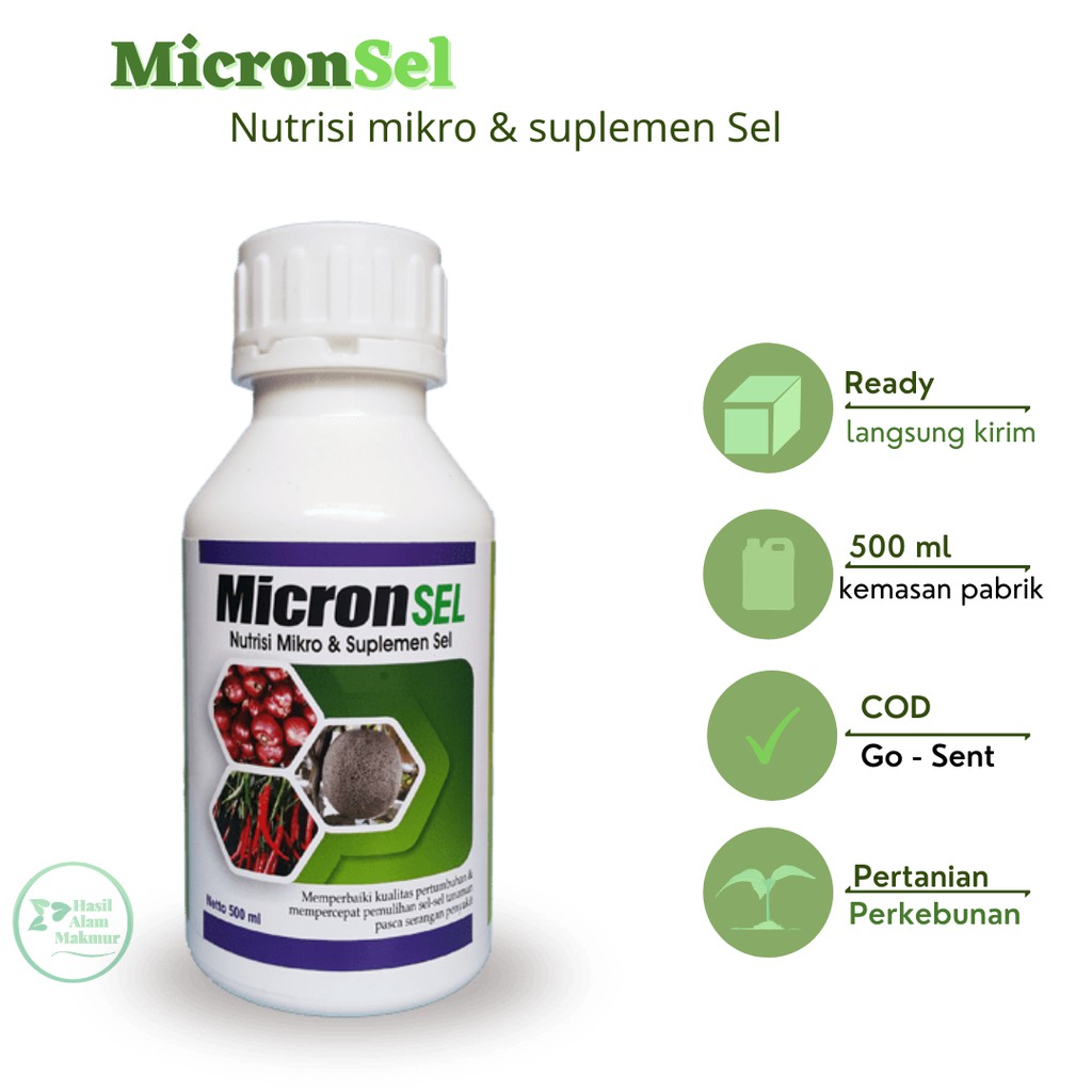 Pupuk Mikro MICRONSEL Untuk Pulihkan Sel Tanaman Rusak 500 ml