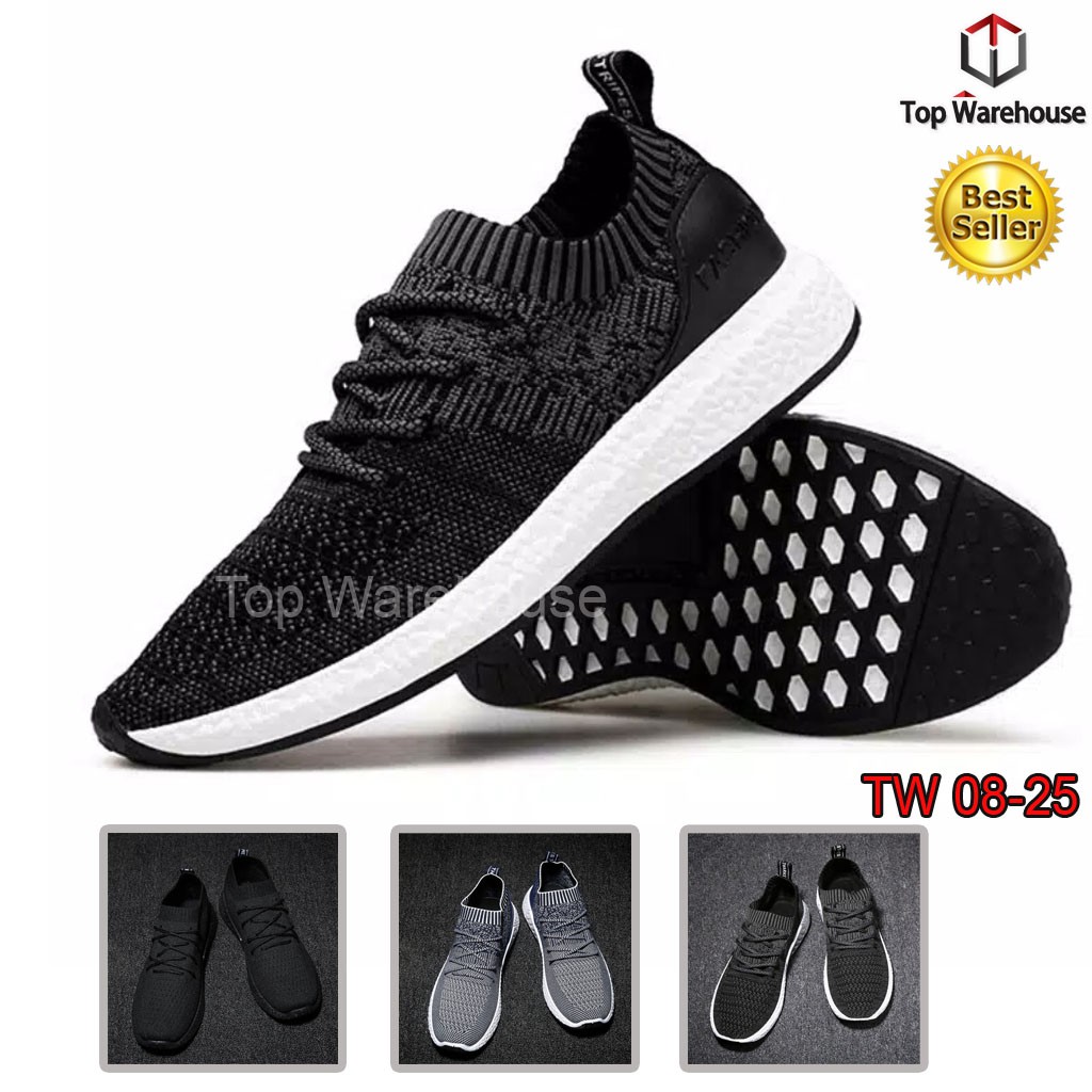 Sepatu Sneakers Import TW08-25 Olahraga Kasual Running Shoes Sneakers Pria Sneakers Pria