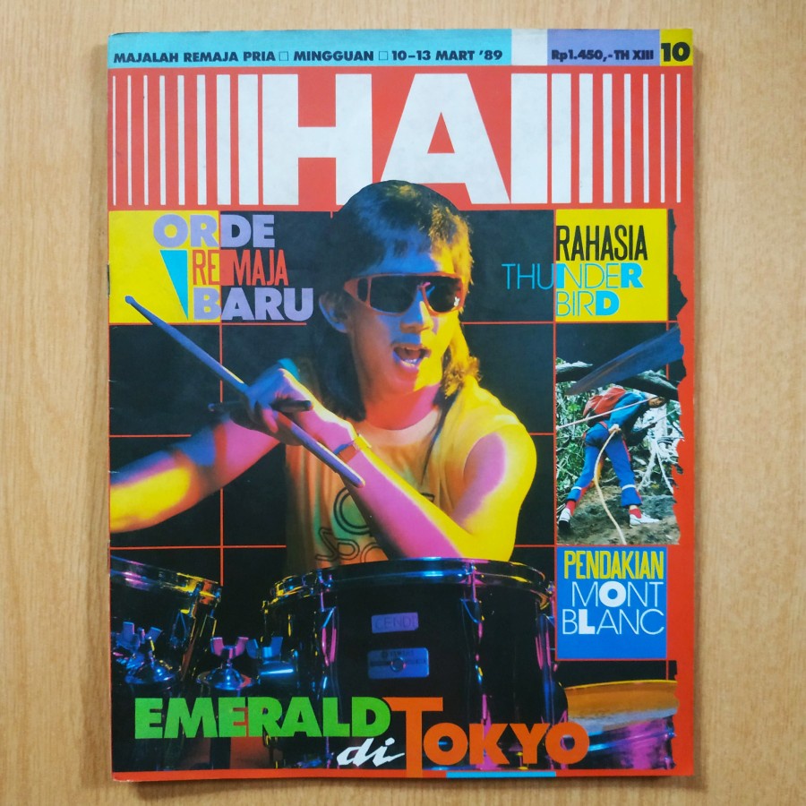 Majalah Remaja Hai cover belakang Nicky Astria