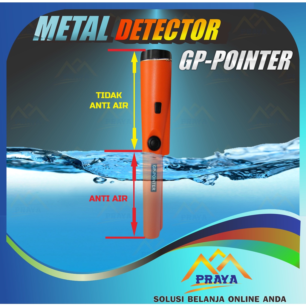 GP Pointer S Metal Detektor / Alat Deteksi Logam Metal Emas Perak BUKAN GARRET PRO POINTER